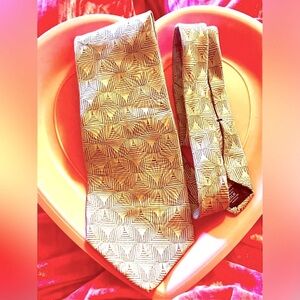 Neo BILL BLASS Geometrical Silk Tie